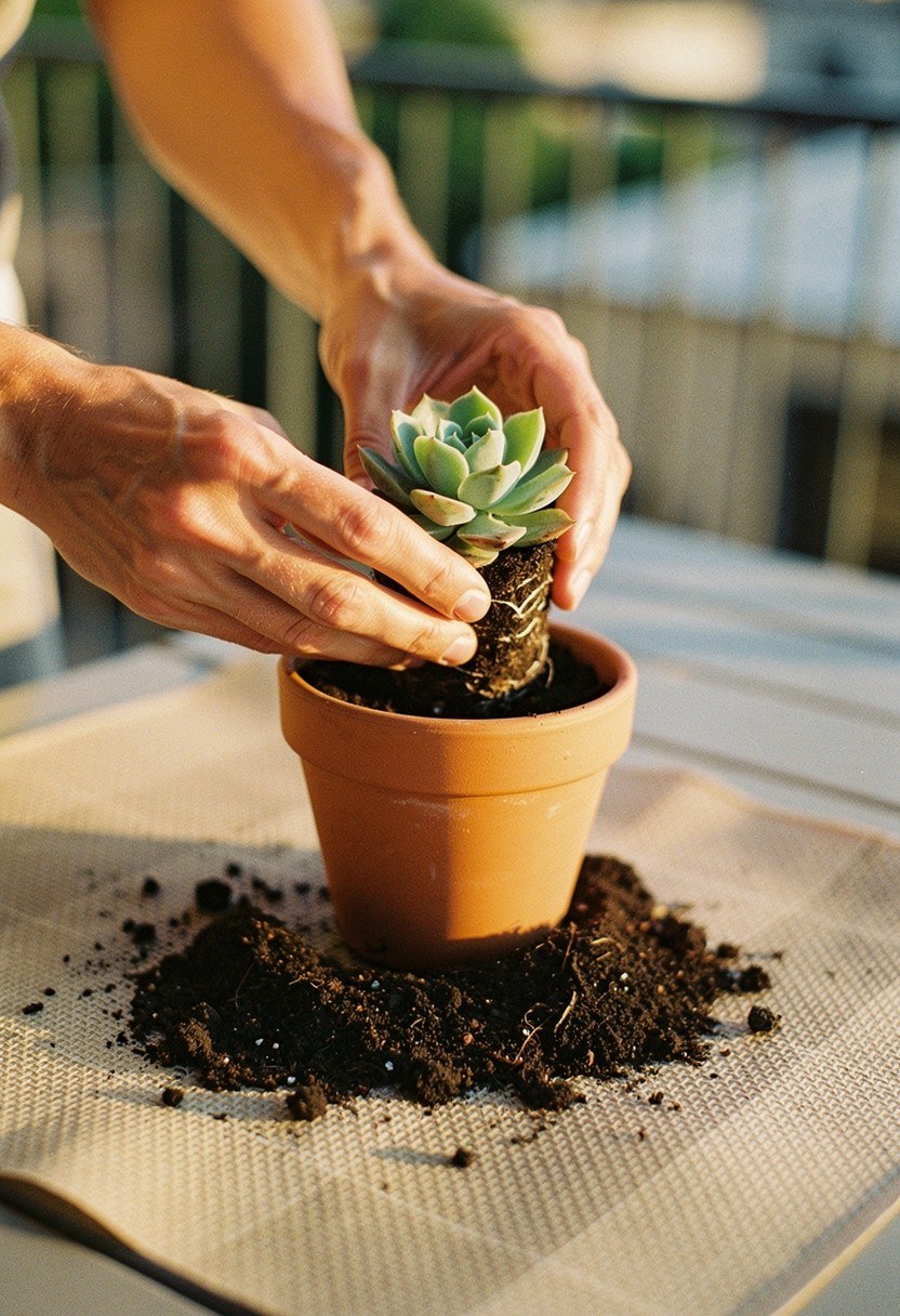 Repotting & Maintenance